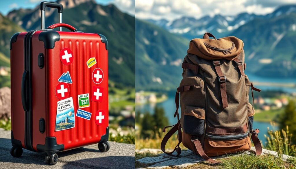 Suitcase vs Backpack
